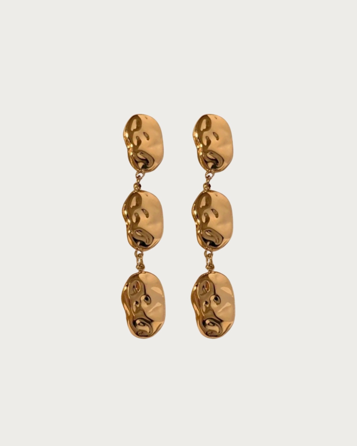 Roos | Gouden Oorbellen