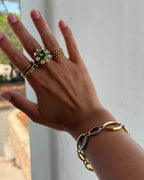 Sterre | Zilver & Gouden Armband